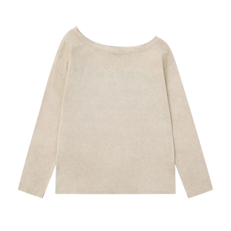 Classic Casual Apricot Long Sleeve