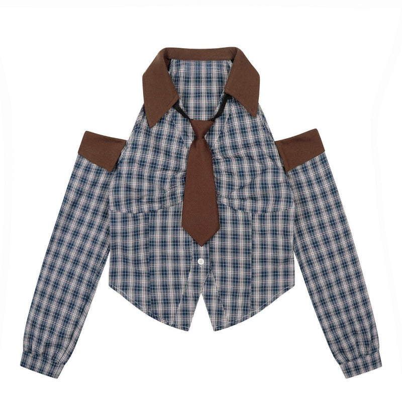 Street-Style Striped Design Long Sleeve